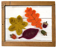 Load image into Gallery viewer, Class - Needle Felted Pumpkins, Leaves &amp; Acorns
