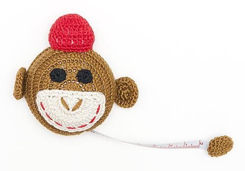 Monkey Tape Measure - Crocheted