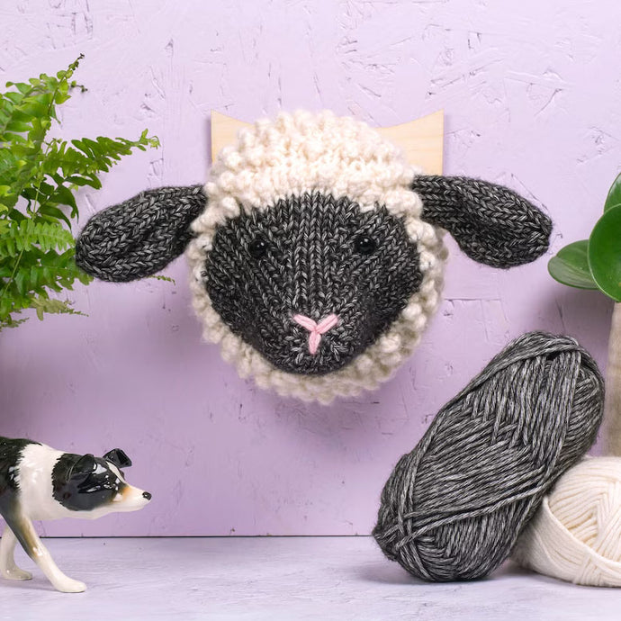 Faux Taxidermy Knit Kit - Shropshire Sheep