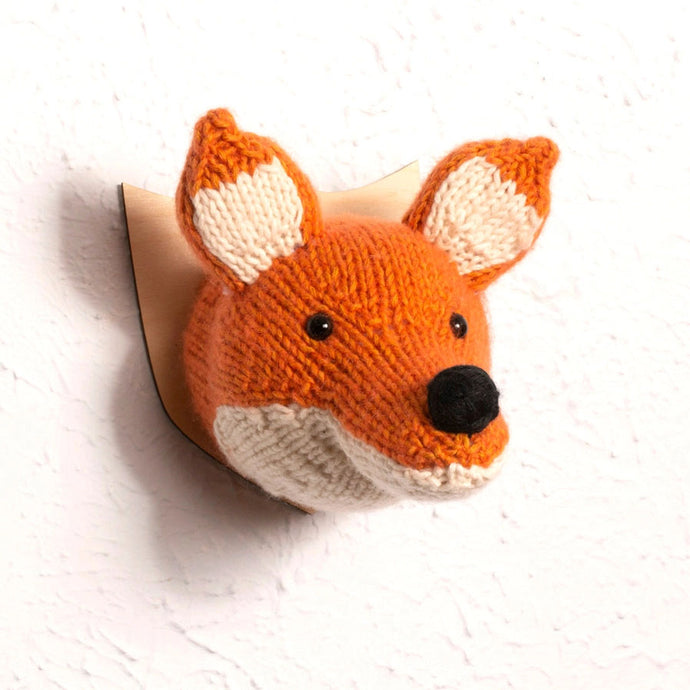 Faux Taxidermy Knit Kit - Fox