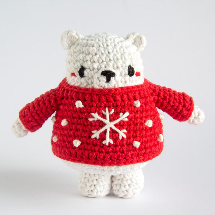 Winter Bear Amigurumi Kit