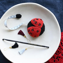 Load image into Gallery viewer, Lantern Moon Crocheted Tape Measure
